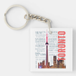 Toronto Iconic Landmarks Keychain
