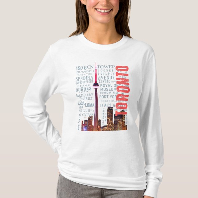 Toronto Iconic Landmarks T-Shirt (Front)