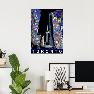 Toronto in graffiti poster