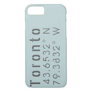 Toronto Latitude Longitude Case-Mate iPhone Case