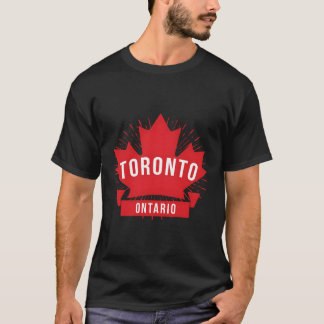 Toronto Ontario Canada Hoodie Red Maple Leaf Shirt