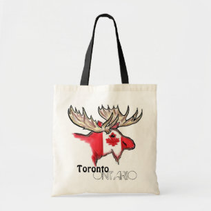 Toronto Ontario Canada local flag reusable bag