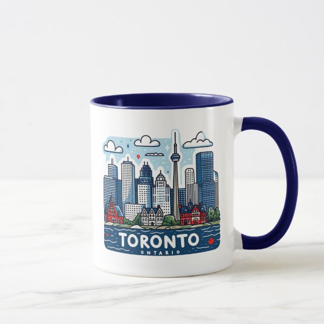 Toronto Ontario Canada  Mug (Right)