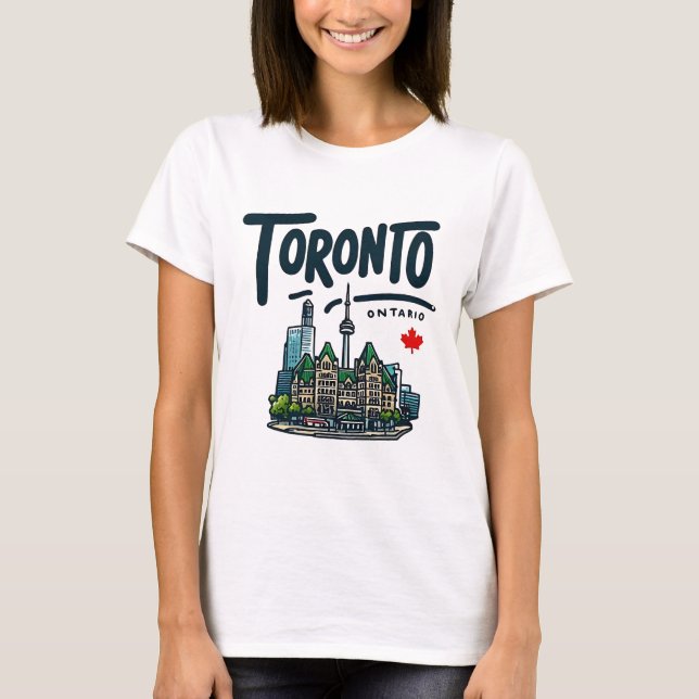 Toronto Ontario Canada  T-Shirt (Front)