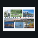 Toronto Ontario Canada Tourist Postcard Multiview<br><div class="desc">Toronto Ontario Canada Tourist Postcard Multiview Postcrossing</div>