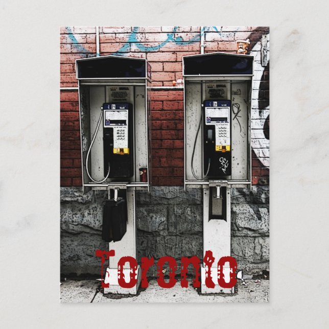 Toronto payphones postcard (Front)