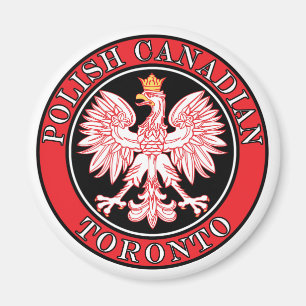 Toronto Polish Canadian Eagle Magnet