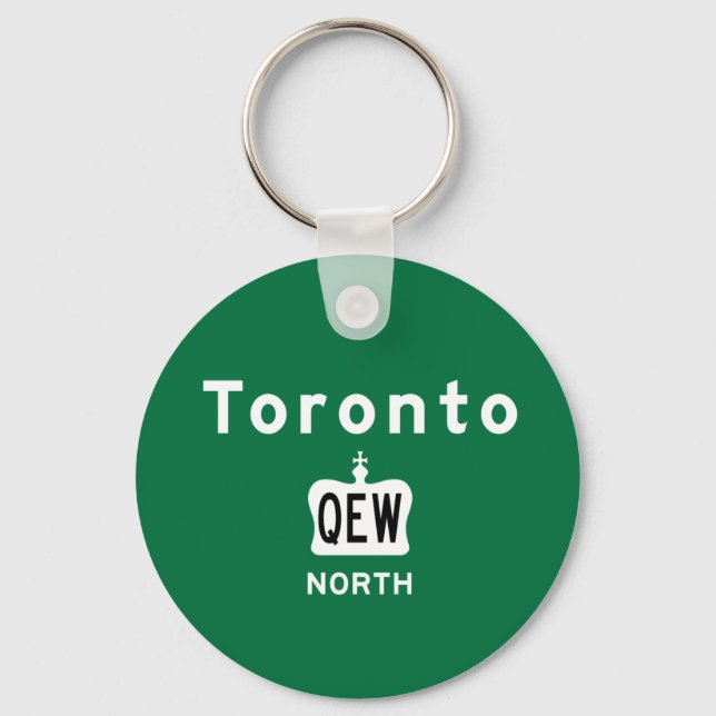 Toronto QEW Keychain (Front)