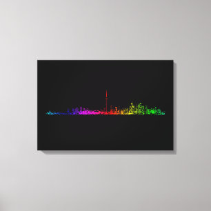 Toronto Rainbow Canvas Print