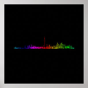 Toronto Rainbow Poster