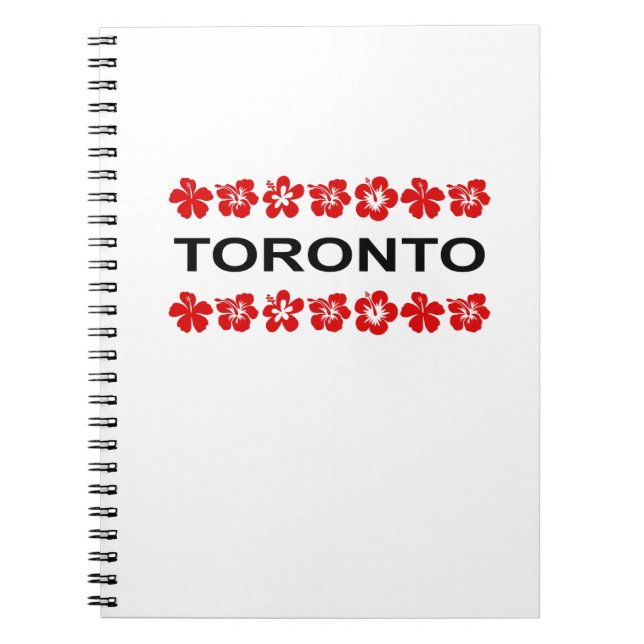 Toronto Red Aloha Bands Light-Colour Notebook (Front)