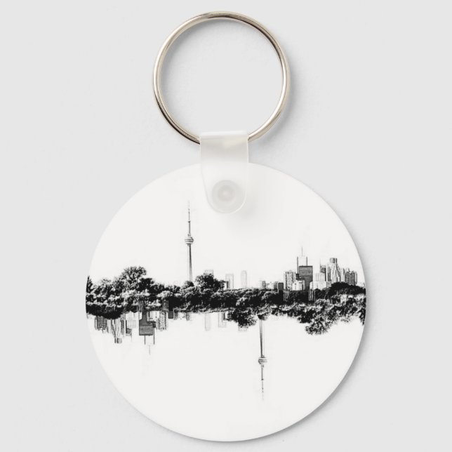 Toronto Reflection Keychain (Front)
