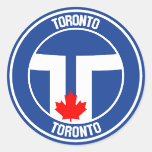Toronto Round Emblem Classic Round Sticker