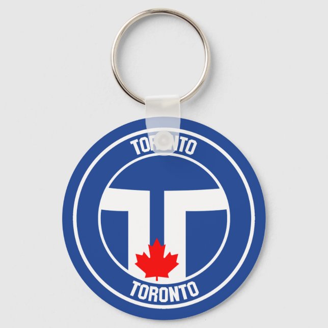 Toronto Round Emblem Keychain (Front)