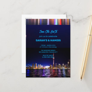 TORONTO Save the Date Template, Toronto Postcard S