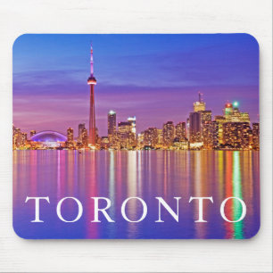 Toronto Skyline at Dusk Mouse Pad