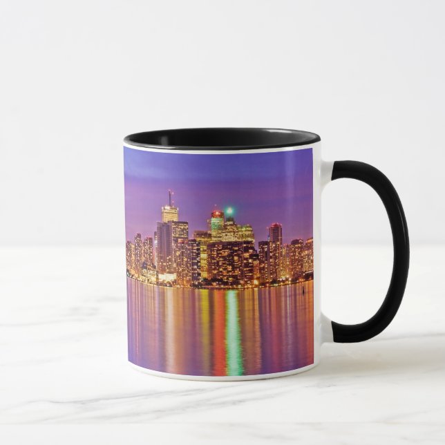 Toronto Skyline at Dusk Mug (Right)