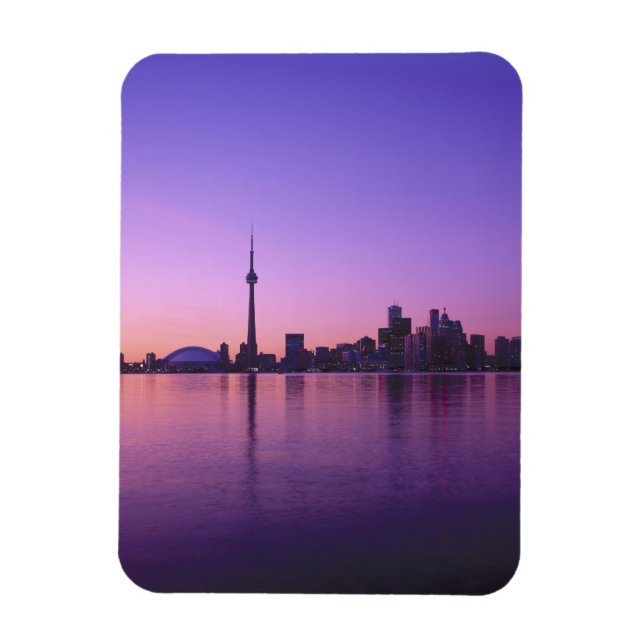 Toronto Skyline at night, Ontario, Canada Magnet (Vertical)
