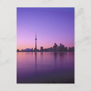 Toronto Skyline at night, Ontario, Canada Postcard