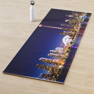 Toronto Skyline at Night Yoga Mat