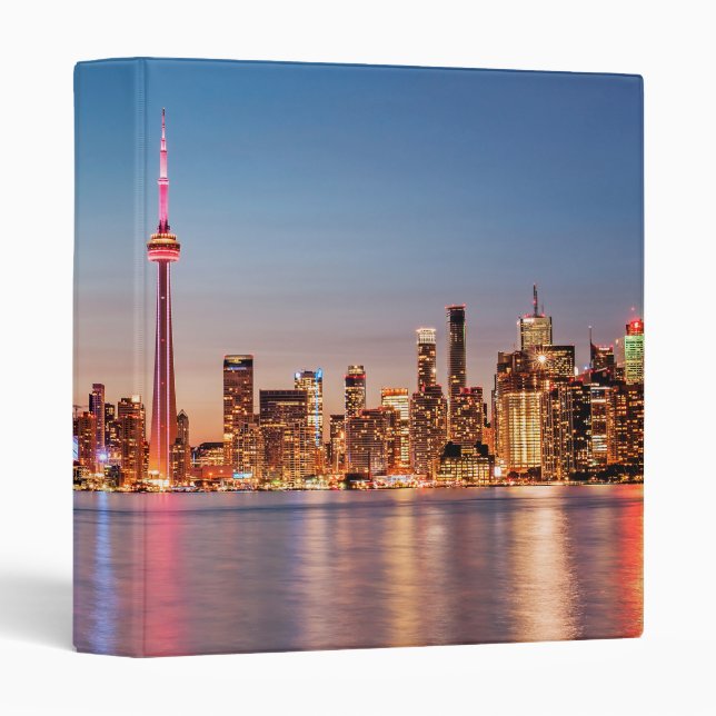 Toronto Skyline at Sunset Binder (Front/Spine)