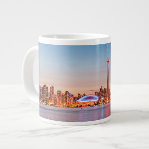 Toronto Skyline at Sunset Large Coffee Mug