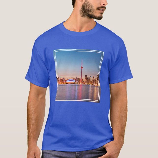 Toronto Skyline at Sunset T-Shirt (Front)