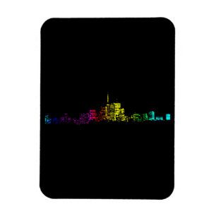 Toronto Skyline Gradient Magnet