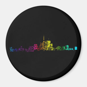 Toronto Skyline Gradient Magnet