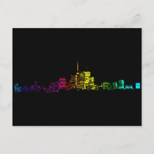 Toronto Skyline Gradient Postcard