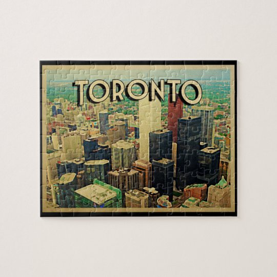 Toronto Skyline Jigsaw Puzzle Zazzle.ca