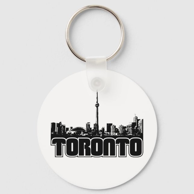 Toronto Skyline Keychain (Front)
