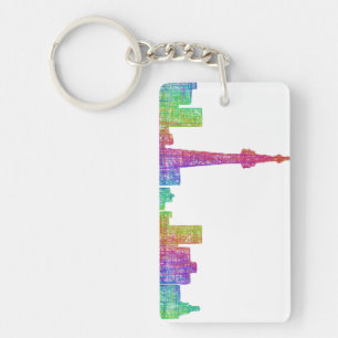 Toronto skyline keychain