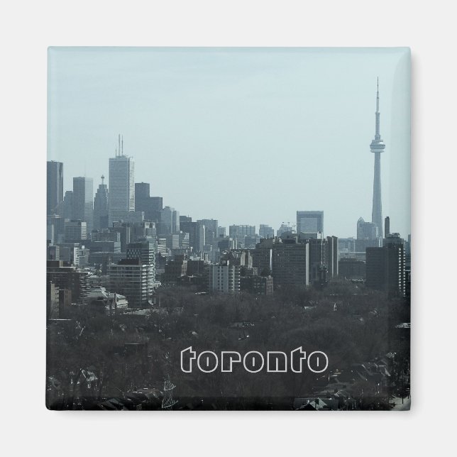 Toronto skyline magnet (Front)