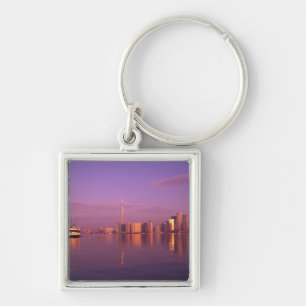 Toronto Skyline, Ontario, Canada Keychain