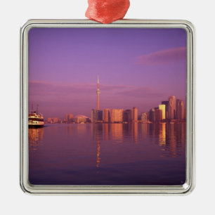 Toronto Skyline, Ontario, Canada Metal Ornament