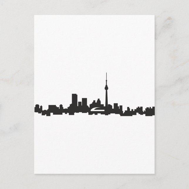 Toronto skyline postcard (Front)