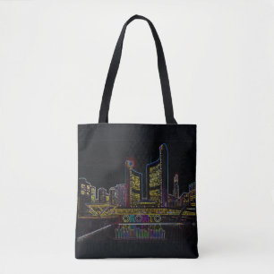 Toronto Skyline Tote Bag