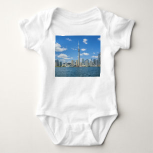 Toronto Skyline: Urban Canada Beauty Baby Bodysuit