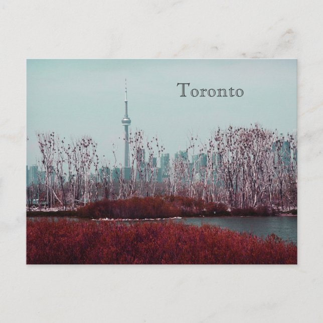 Toronto spring skyline postcard (Front)