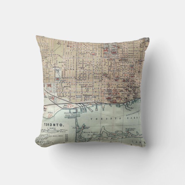 Toronto Throw Pillow (Front)