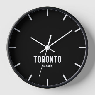 Toronto Time Zone Newsroom Wall Clock