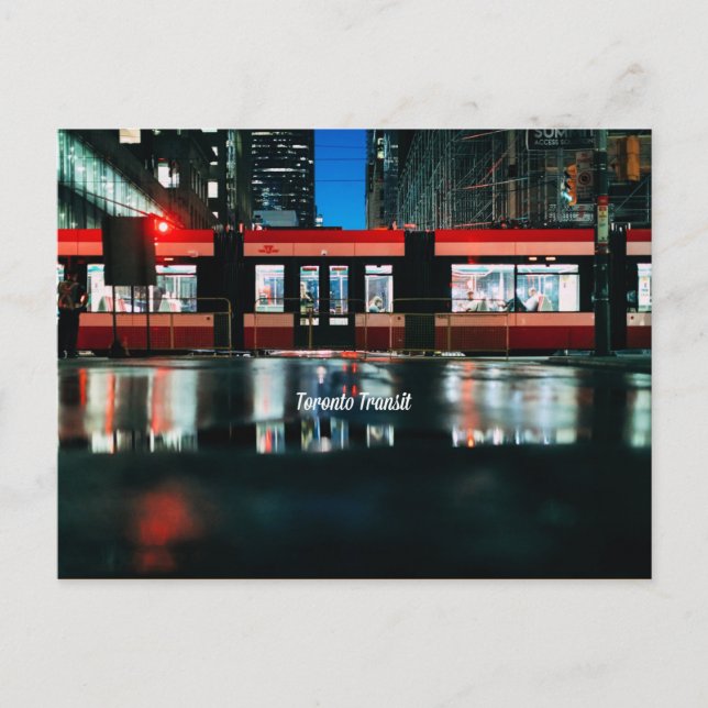 Toronto Transit Postcard (Front)