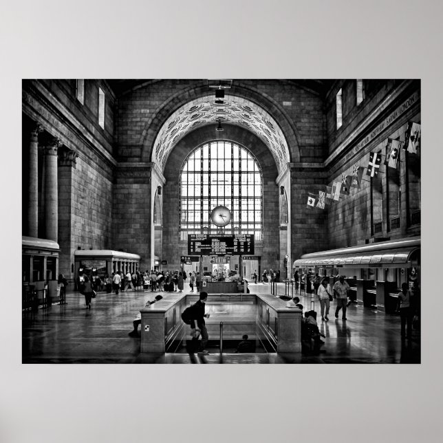 Toronto Union Station 3:23PM Poster (Front)
