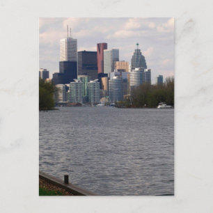 Toronto Water Front view from Centre Island V1 Postcard