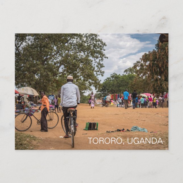 Tororo Uganda Market Travel. Customize  Postcard (Front)