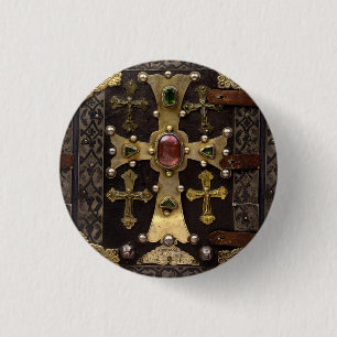 T'oros Roslin Gospels 1 Inch Round Button