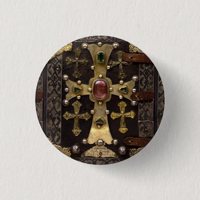T'oros Roslin Gospels 1 Inch Round Button (Front)