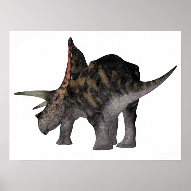 Torosaurus Dinosaur Tail Poster (Front)