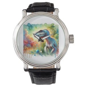 Torosaurus in Serenity 310824AREF140 - Watercolor Watch